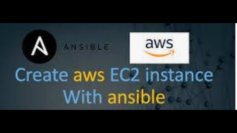 How to create an EC2 instance using Ansible playbook?