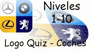 Logo Quiz - Coches. Niveles 1 - 10