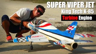 แรงสะใจ!!เครื่องบินเจ็ทบังคับวิทยุ Super viper Jet King Tech K-85 Turbine Engine แรงขับ 8.5 กิโลกรัม