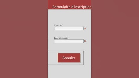 Créer un champ de type mot de passe avec Access #AstucesAccess #ApprendreAccess