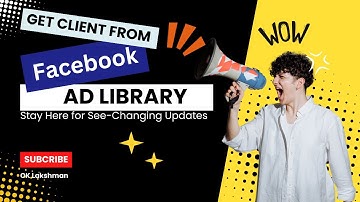 How to Get Clients Using the Facebook Ad Library | Step-by-Step Guide | @oklakshman