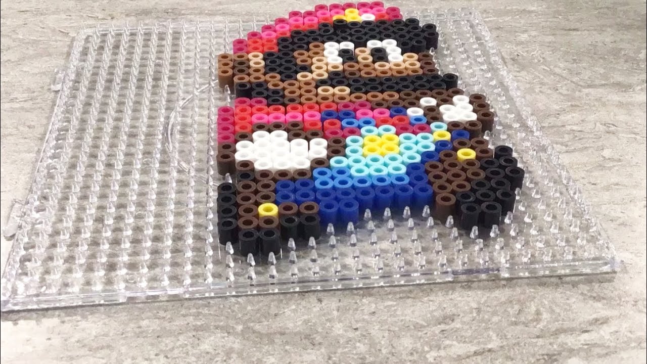 How To make super Mario world Walking perler beads￼