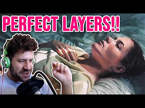 How Marcos Beccari uses PERFECT Watercolor Layers - Painting Masters 78