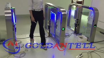 GAT-621 rfid access turnstile speed gate for office entrance