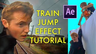 TRAIN JUMP effect tutorial (After Effects)