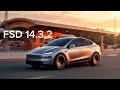 FIRST DRIVE WITH TESLA FSD 14.3.2!