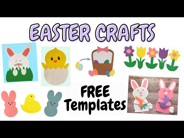 Easter Crafts for Kids (Free Printable Templates) - YouTube easter-crafts-for-kids-free-printable-templates-youtube