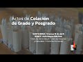 Actos de colacin de grado y posgrado unlpam  sede santa rosa