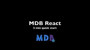 Material Design for Bootstrap React - 5 min Quick Start