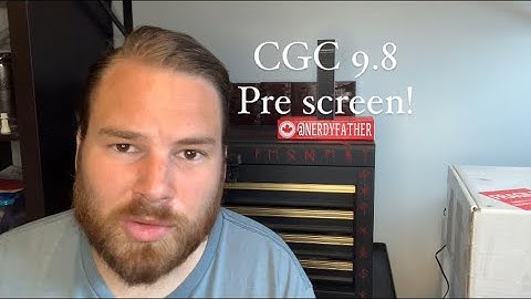 CGC Prescreen 9.8 Submission! Cross our fingers!!