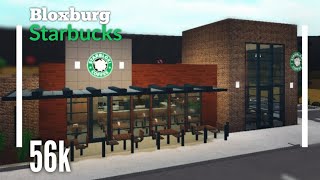(56K) Starbucks (Coffee Shop) SpeedBuild -  Bloxburg ROBLOX