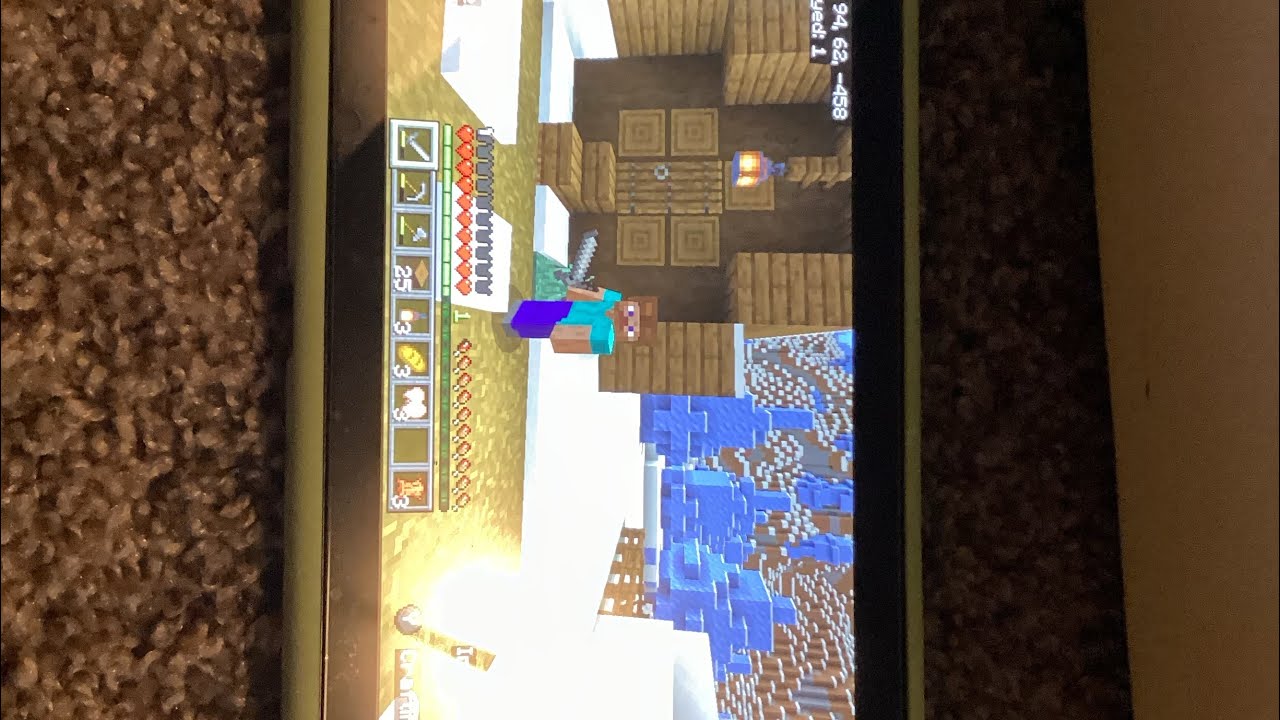 Minecraft Nintendo switch gameplay - YouTube