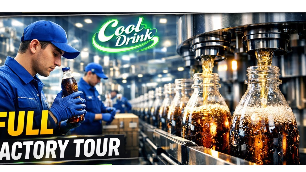 Inside a Luxury Cold Drink Factory | Full A to Z Production Tour.