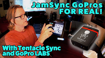 Finally you can Jam Sync Timecode on GoPro with Tentacle Timebar (beta) and Labs via QR CODE