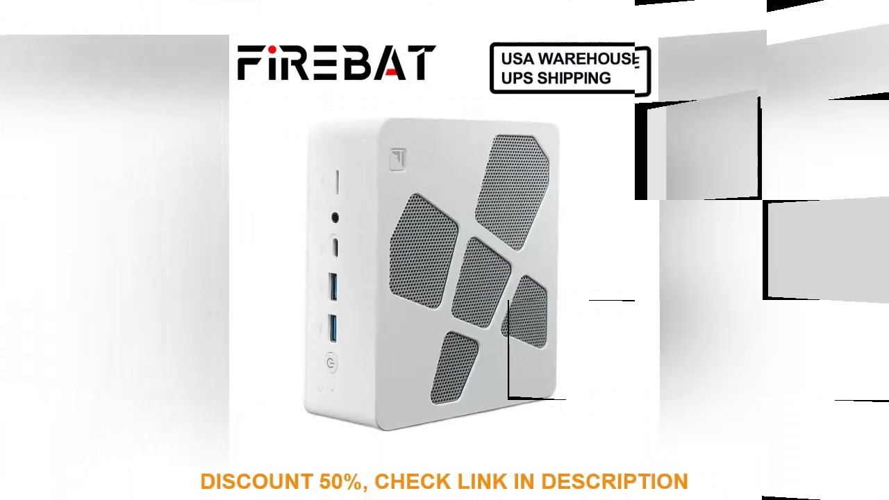 FIREBAT A8  AMD R7-8845HS Radeon 780M Mini Pc Gamer 16GB 1TB DDR5 RJ45 Desktop Gaming Computer BT5.2
