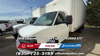 2018 Chevrolet Savana Express G3500 177"