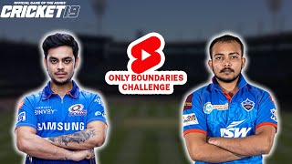 Ishan Kishan vs Prithvi Shaw I Only Boundaries Challenge ?‍️ I #Shorts I Cricket 19 