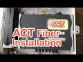 Act fibernet complete installation