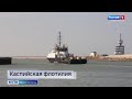 Россия начала международные военно-морские учения на Каспии