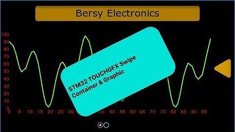 #7 How To Use STM32 TouchGFX Swipe Container & Graphics