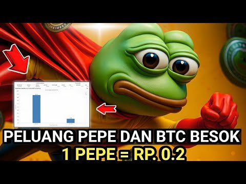 BISAKAH  PEPE COIN KE RP 0.2 ⁉️