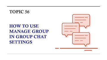 DINGTALK TOPIC 56 : HOW TO USE MANAGE GROUP IN GROUP CHAT SETTINGS