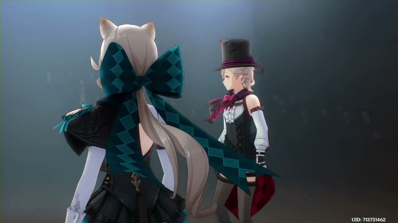 Катсцена Сюжет Фонтейна Линн и Линнет Фокусы Genshin Impact Japan voice