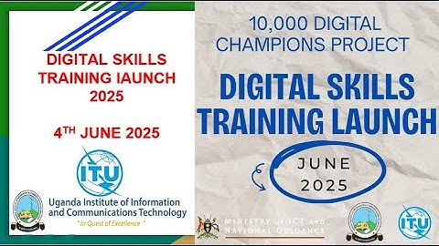 DIGITAL SKILLS TRAINING LAUNCH |10K Digital Champions Project| Transforming Communities Through ICT