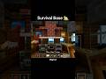 Minecraft Survival Base #minecraft #gaming #shorts #viral #trending #explorepage #growth #fyp