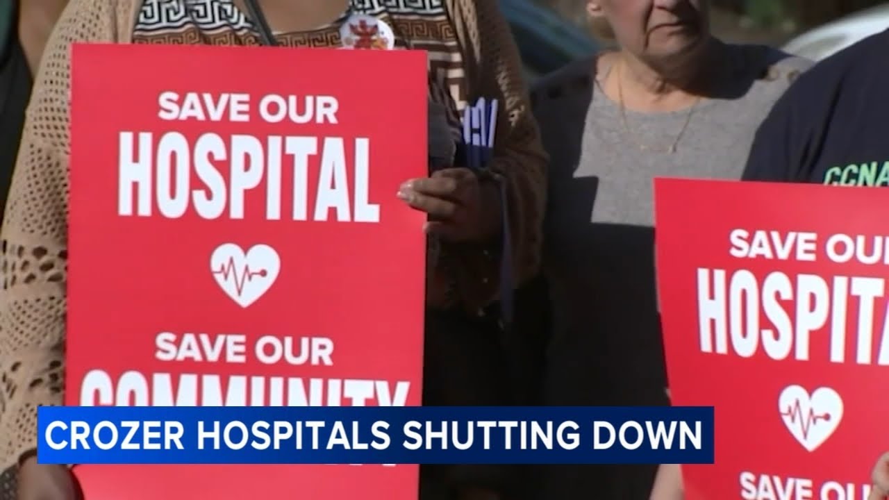 Hospital workers in Delaware County to rally in final plea to keep Crozer hospitals open