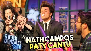 NATH CAMPOS Y PATY CANTÚ CASI NO LA CUENTAN  ROGER GONZALEZ SHOW