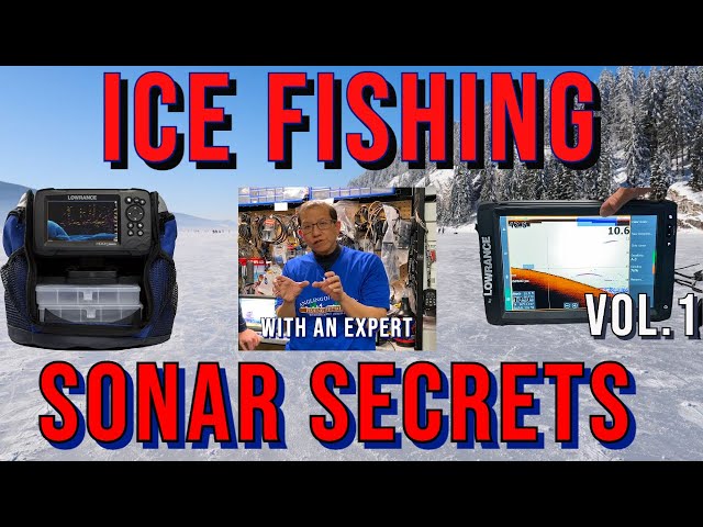 Ice Fishing Sonar Secrets & Tips. Vol 1. Using a Fish Finder on ice with an  Electronics Expert 