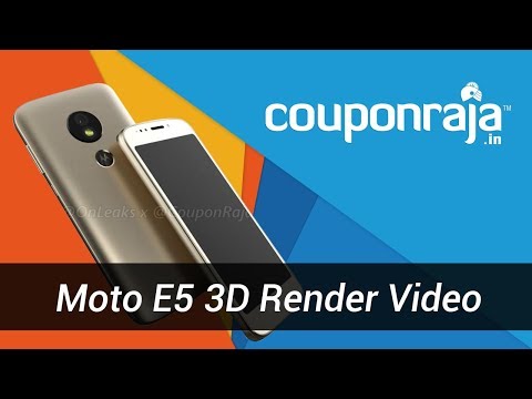 EXCLUSIVE LEAK : Moto E5 3D Render Video