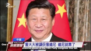 中國禁止小熊維尼 20170722公視全球現場深度週報