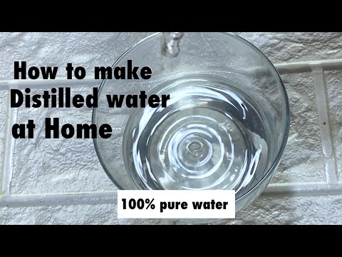 Video: Hur Man Får Destillerat Vatten