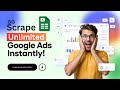 Google Ads Scraper 2025: Extract Competitor Ad Data Directly to Excel | Powerful Marketing Tool