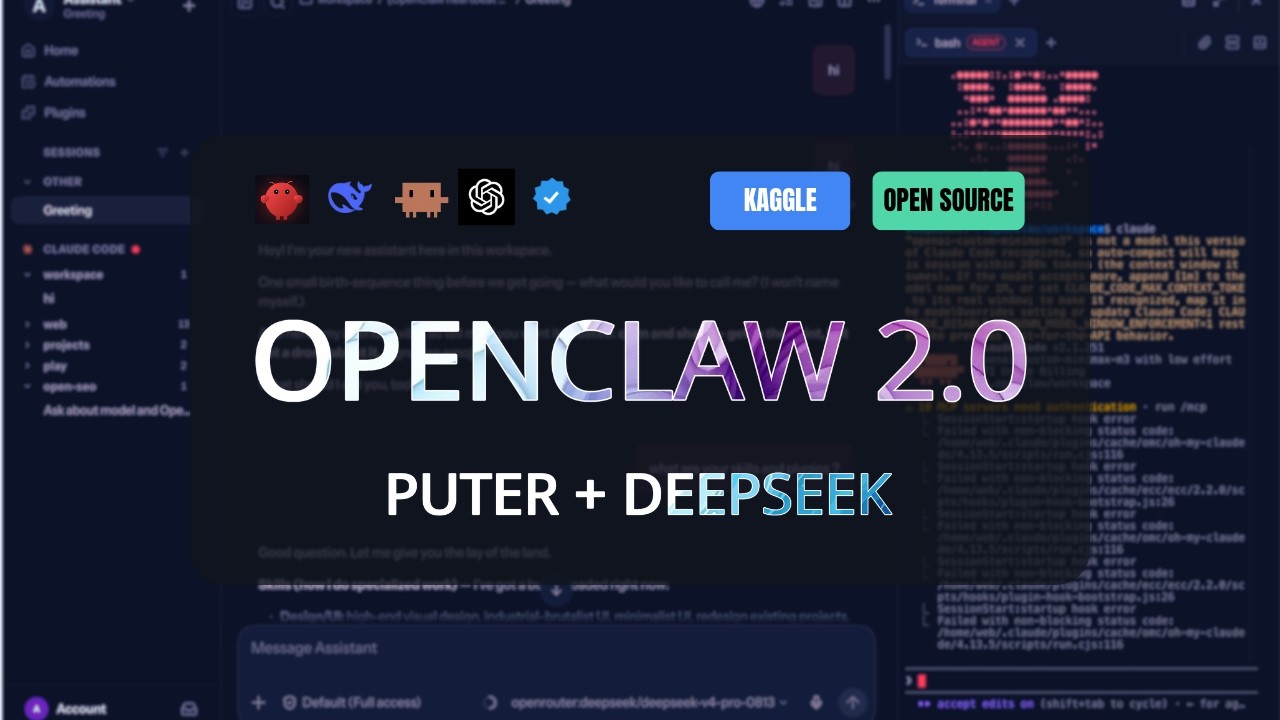 OpenClaw 2.0: Claude Code + CoWork + Codex + DeepSeek + Buzz — All in One Agent