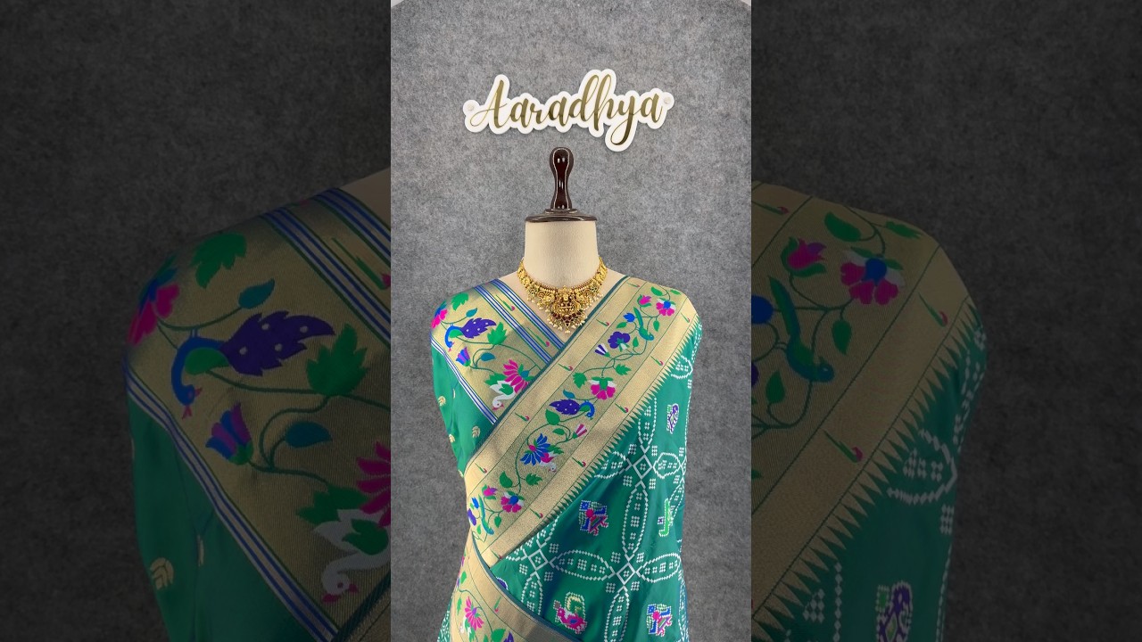 Bandhani Patola Silk Paithani Saree