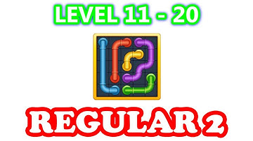 Line Puzzle: Pipe Art - Regular 2 Pack Level 11 - 20 - Walkthrough