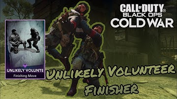 Unlikely Volunteer Finishing Move (LAZAR OPERATOR BUNDLE) | Black Ops Cold War | Season 9