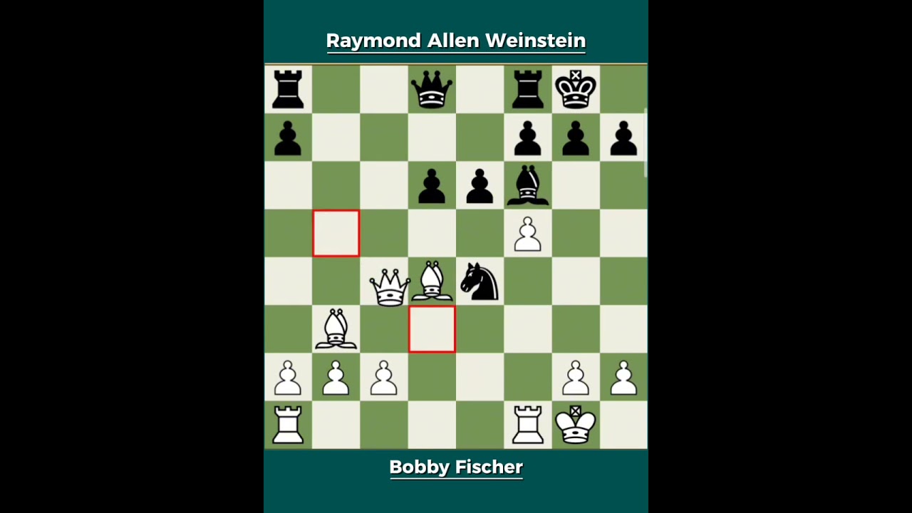 Bobby Fischer vs Raymond Weinstein ◉ U.S. Championship 1958 | Young Champion in Action