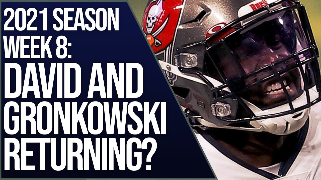 Tampa Bay Buccaneers "hopeful" Rob Gronkowski, Lavonte David can PLAY in week 8!