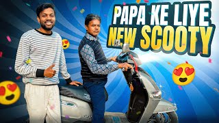 Papa Ke Liye New Scooty Gift 💝 Our First Electric Scooty 🛵 