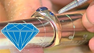 How to FLUSH SET a gemstone - Tutorial l Gem Collectors