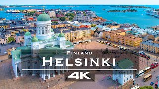 Helsinki, Finland 🇫🇮 - by drone [4K]