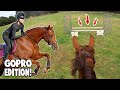 5YO HORSE TRIES 1ST SHOWJUMPING ROUND! Get ready & ride with me