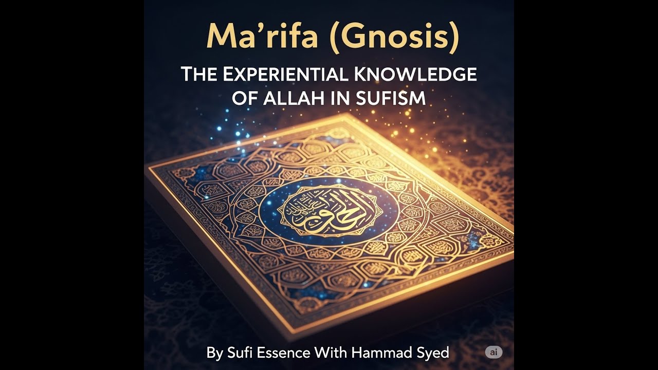 Ma'rifa (Gnosis) The Experiential Knowledge of Allah in Sufism - YouTube