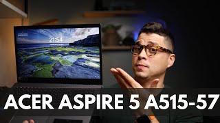 Review do notebook Acer Aspire 5 modelo A515-57 com processador Intel de 12a Geração