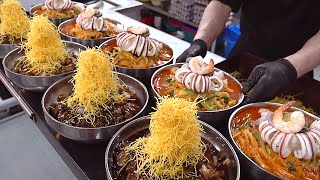 Amazing Mountain Pile Black Noodle! Big Hit Chinese Restaurant Collection with Unique Menu