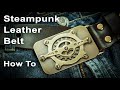 Steampunk Leather Belt How to Make Rotating Gear